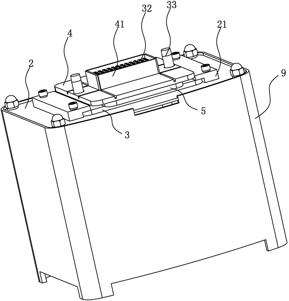 Tissue chip receptor blank wax block preparation device and using method thereof