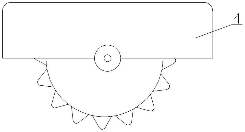 Bidirectional cutting device of a cutting machine