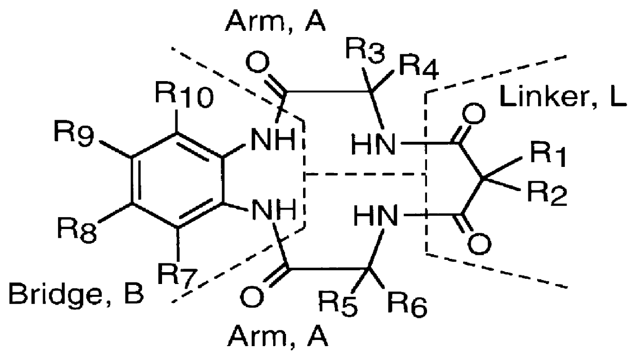 Long-lived homogenous amide containing macrocyclic compounds