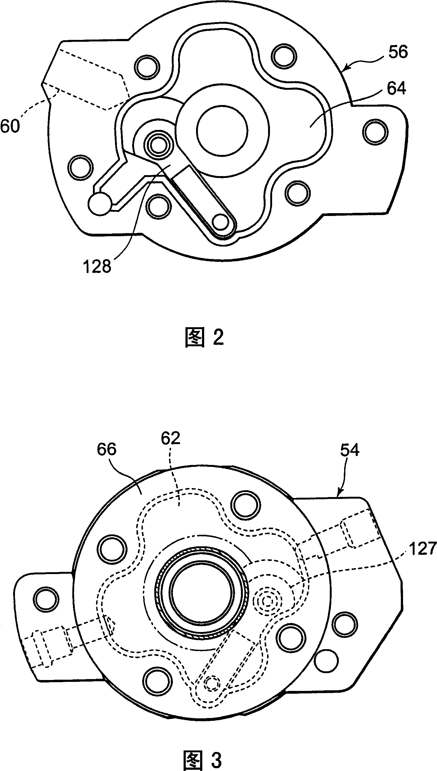 Multistage compression type rotary compressor