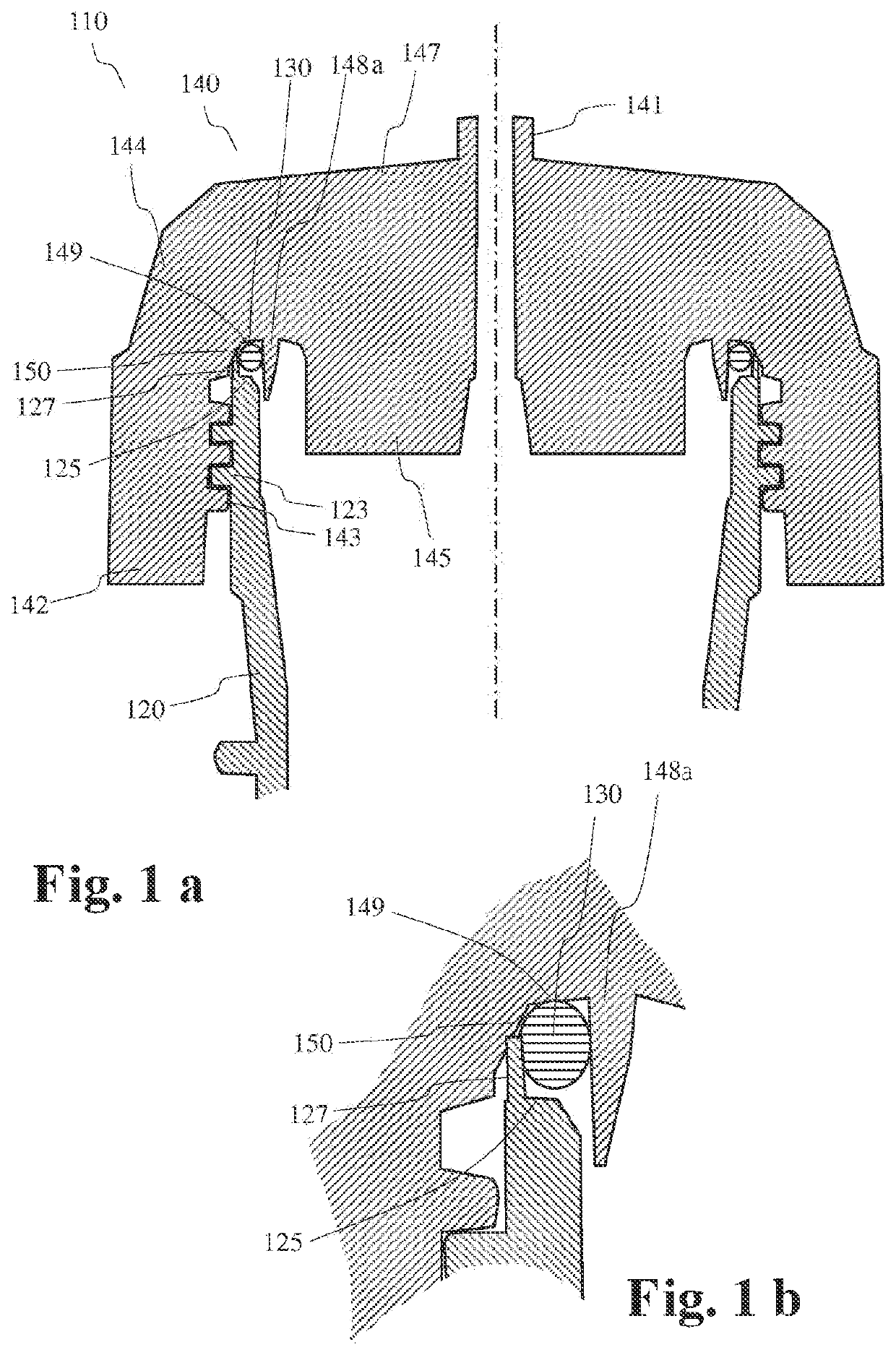 Chromatography cartridge seal arrangement