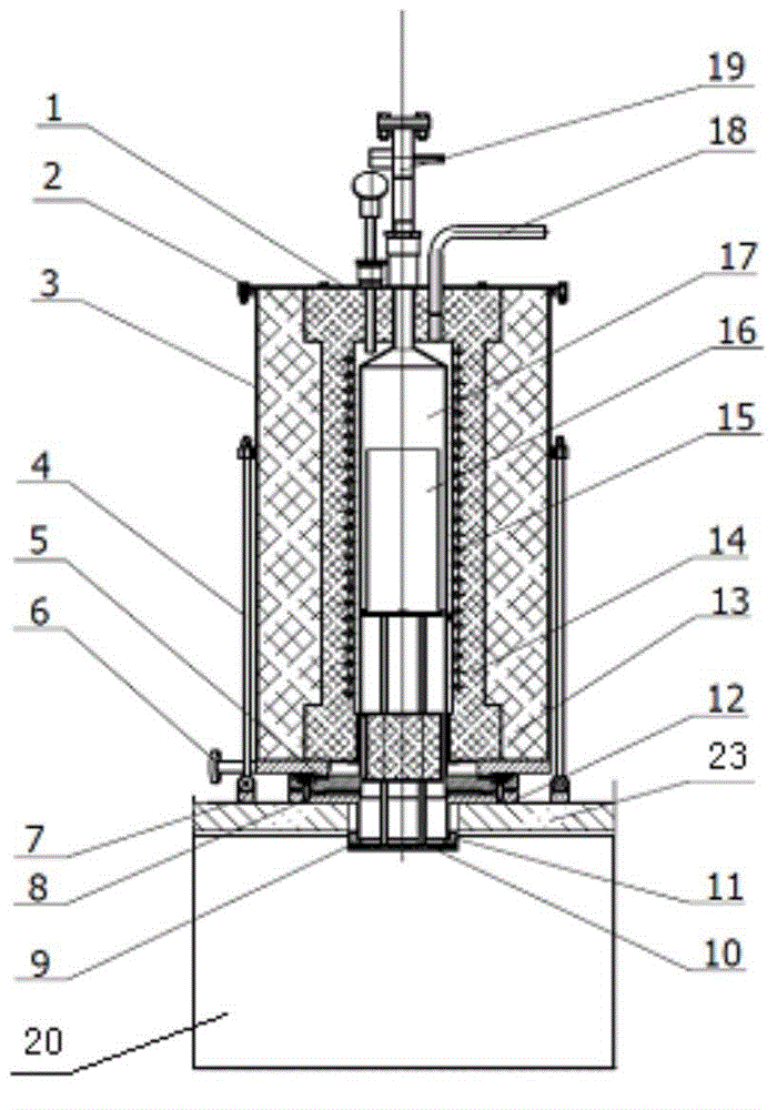 Heating furnace structure