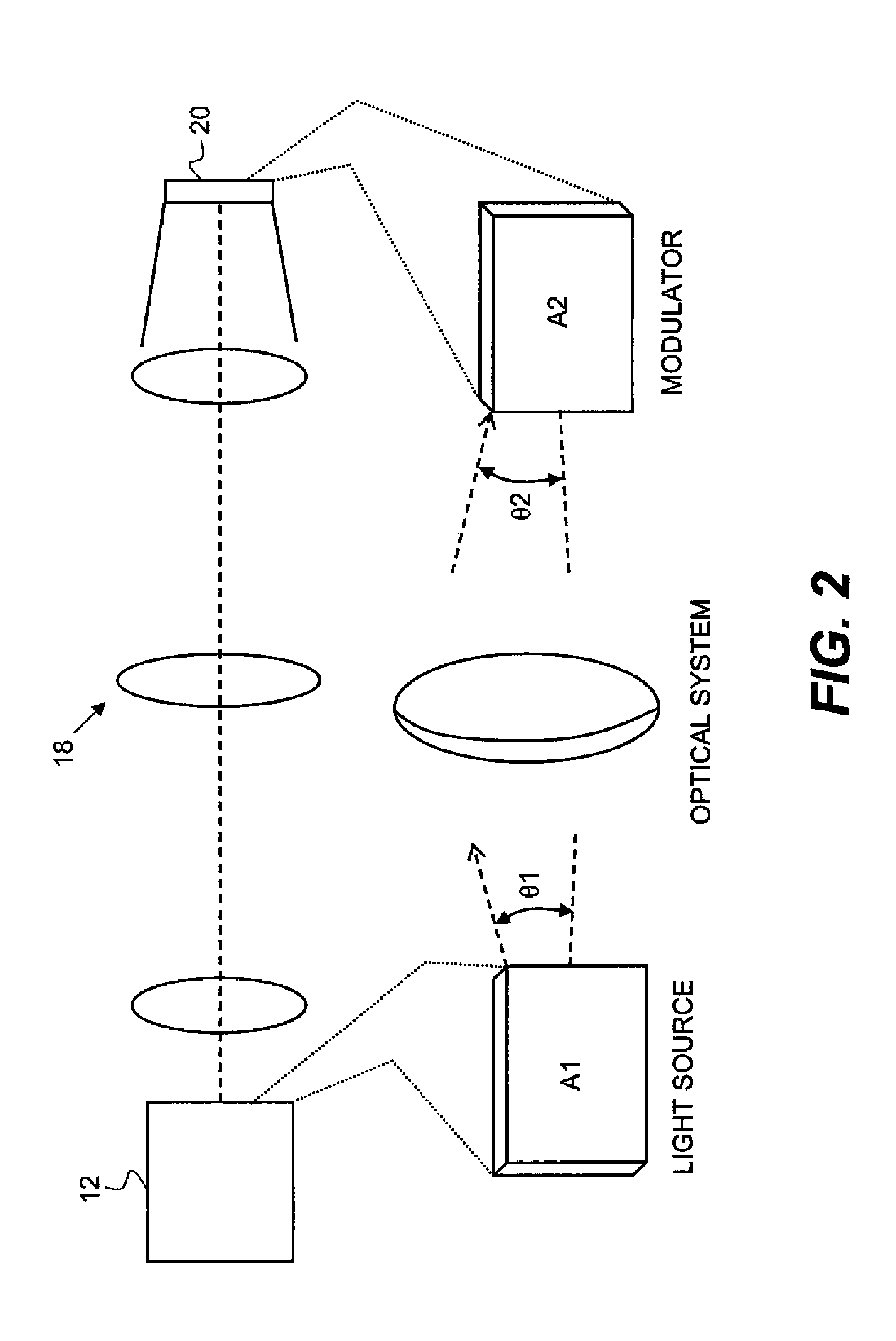 Stereoscopic projector with rotating segmented disk