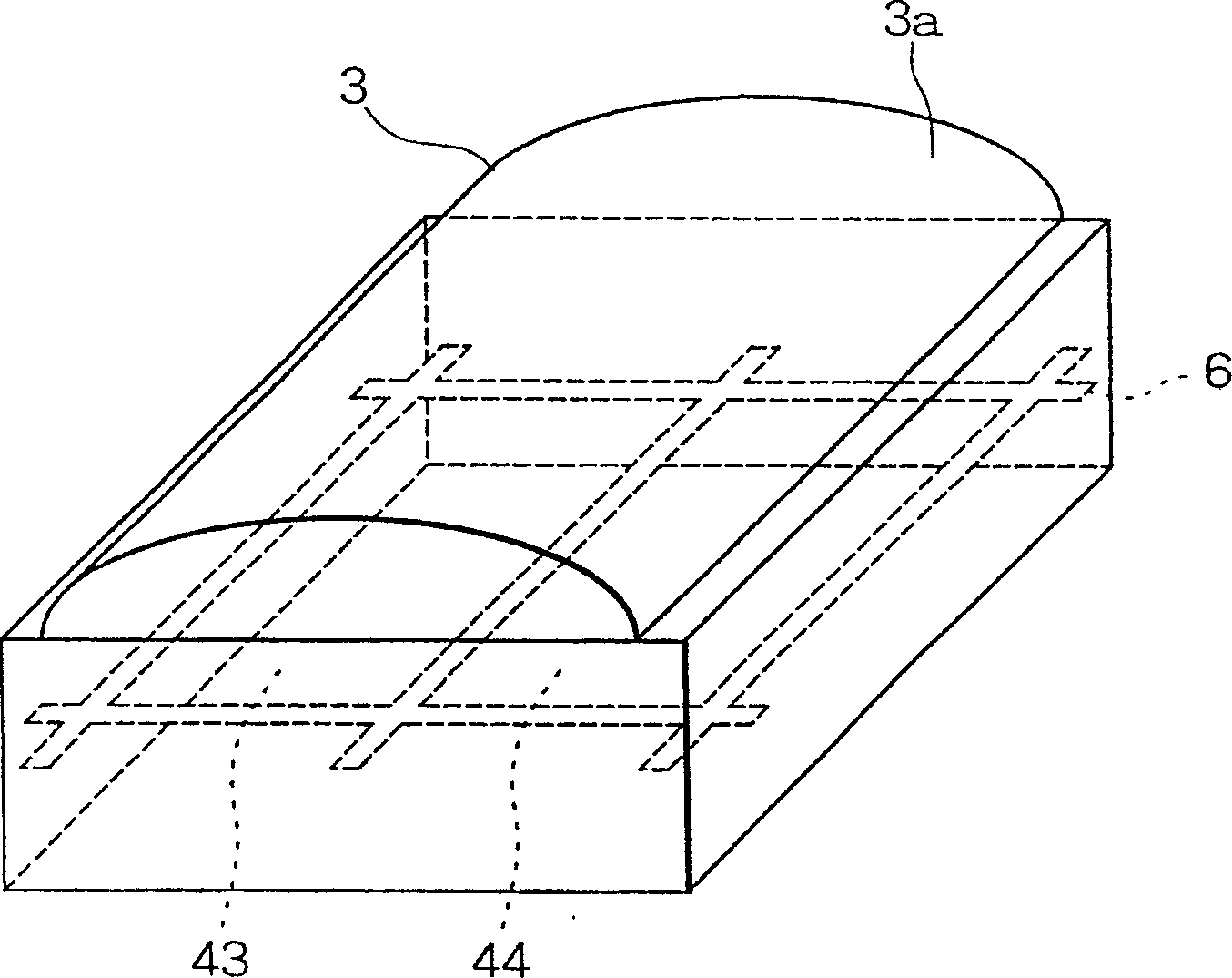 Image display device, portable terminal device and display panel