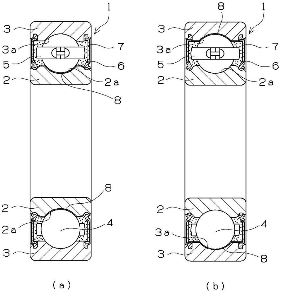 Rolling bearing, and main shaft support device for wind power generation