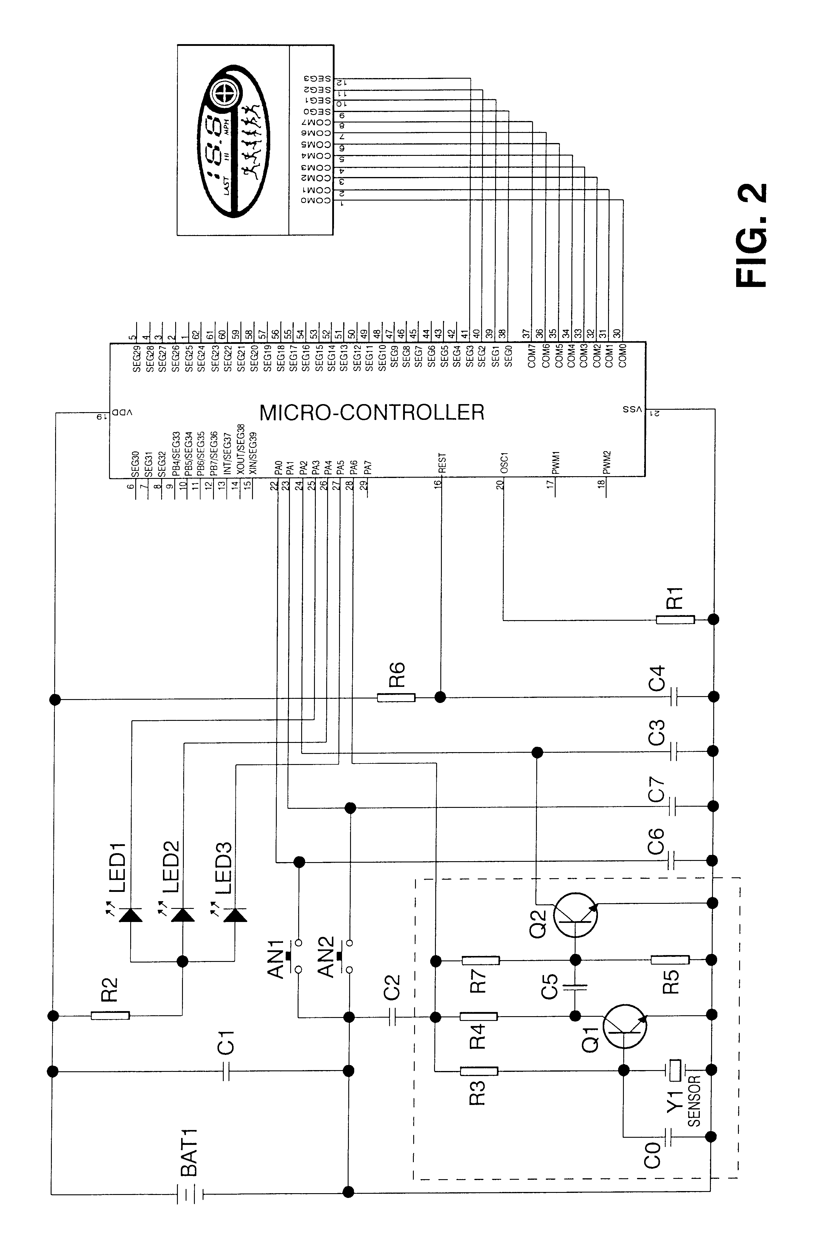 Apparatus and method for measuring the maximum speed of a runner over a prescribed distance