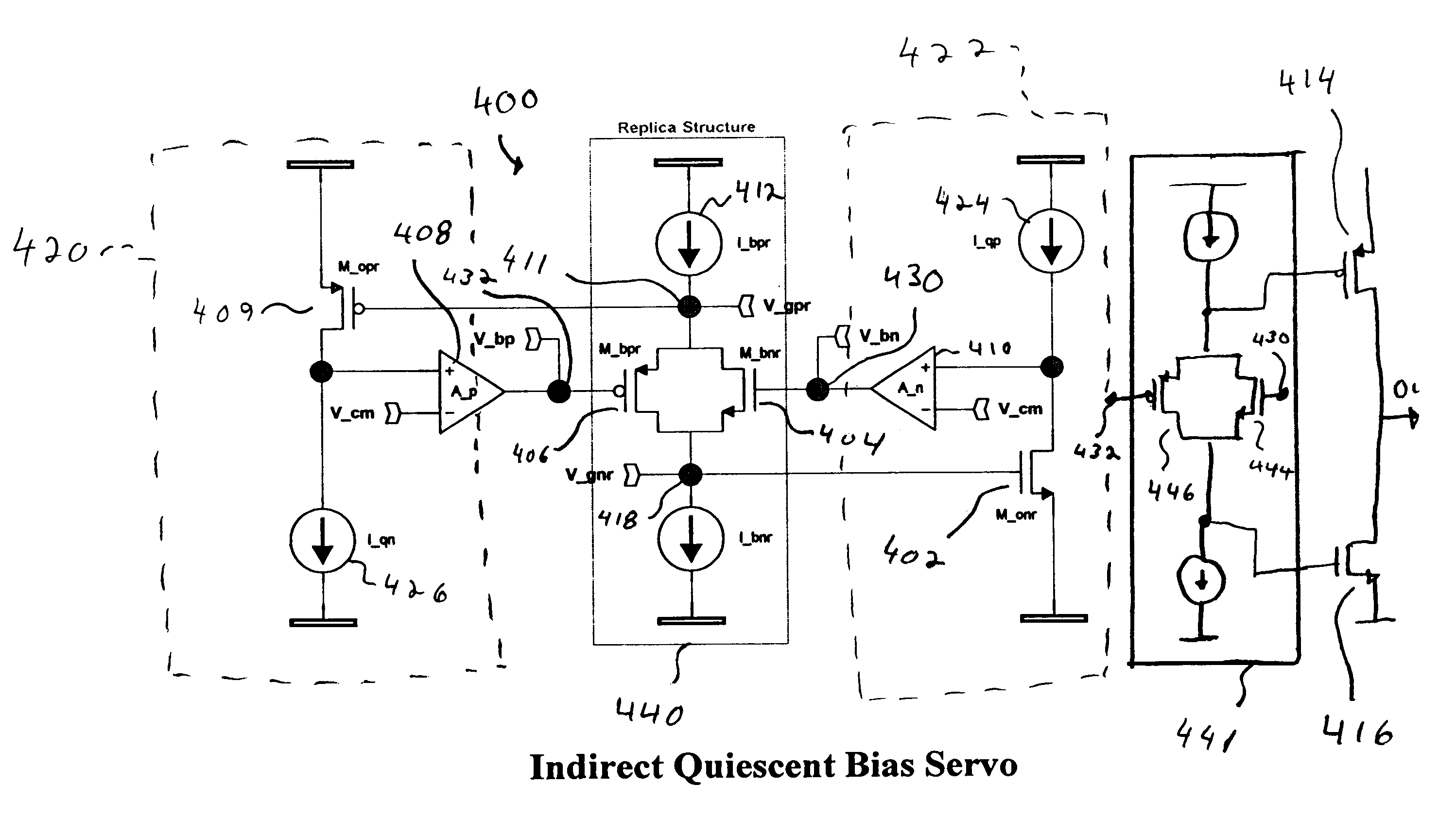 Apparatus and methods for improved control of quiescent state of output transistors in a class AB amplifier