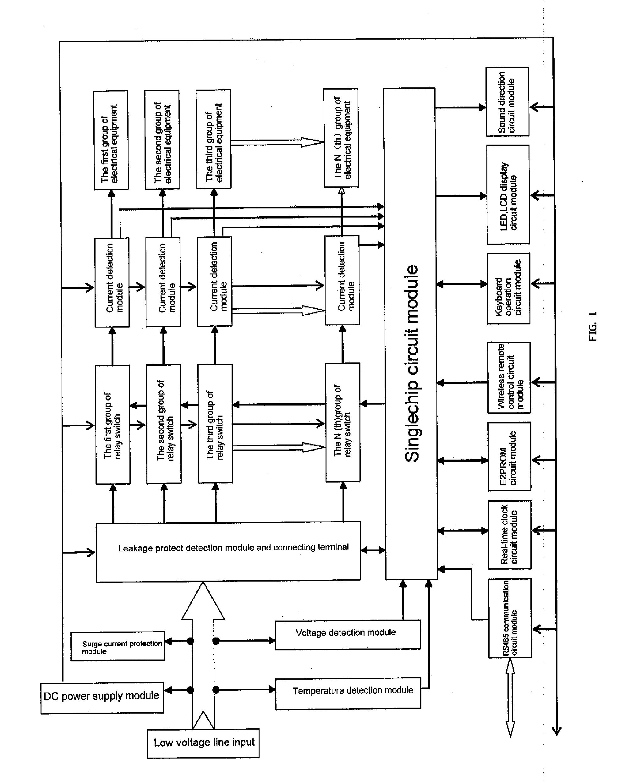 Intelligent electrical energy management system device