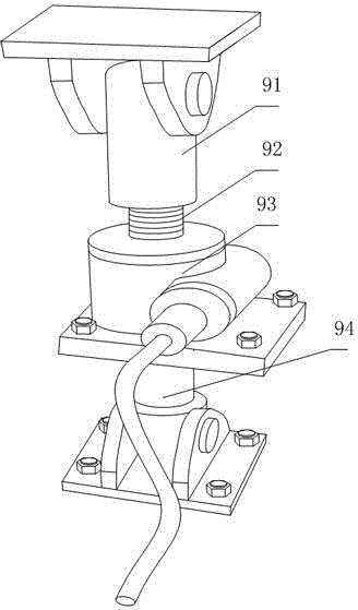 Lifting appliance and method for mounting furnace rollers of annealing furnaces