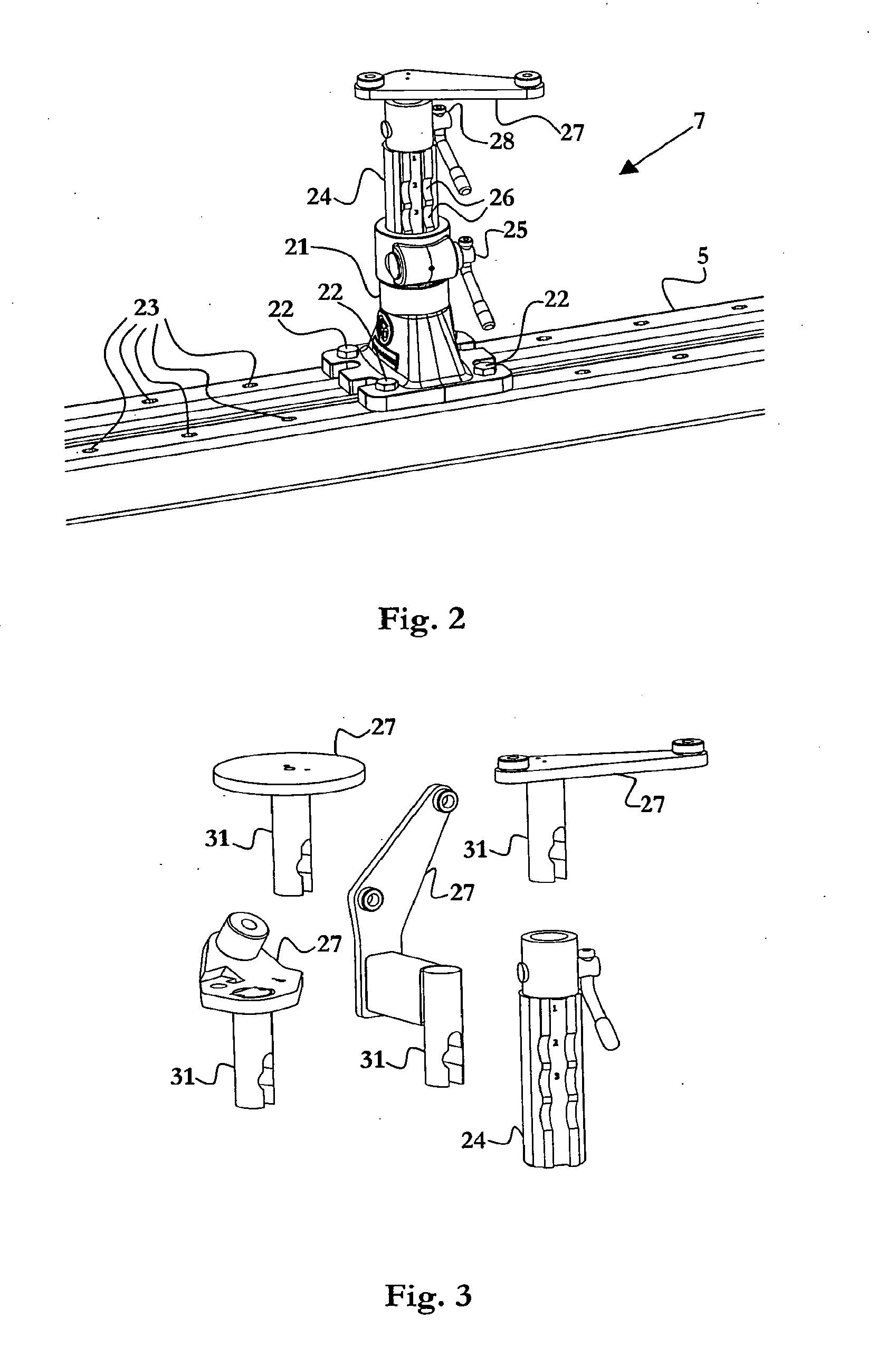 Method for alignment of a vehicle and levelling bench arrangement