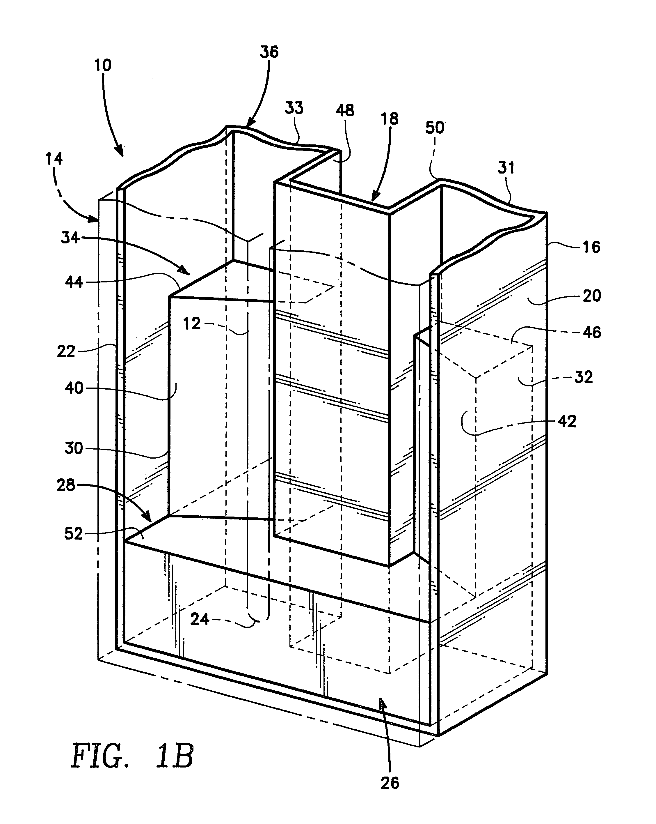 Short resonant ridge waveguide load under radiation slot