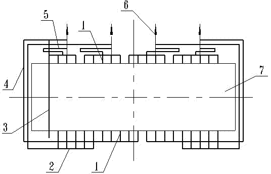 Bus configuration method for aluminum electrolysis cell with equidistant current paths