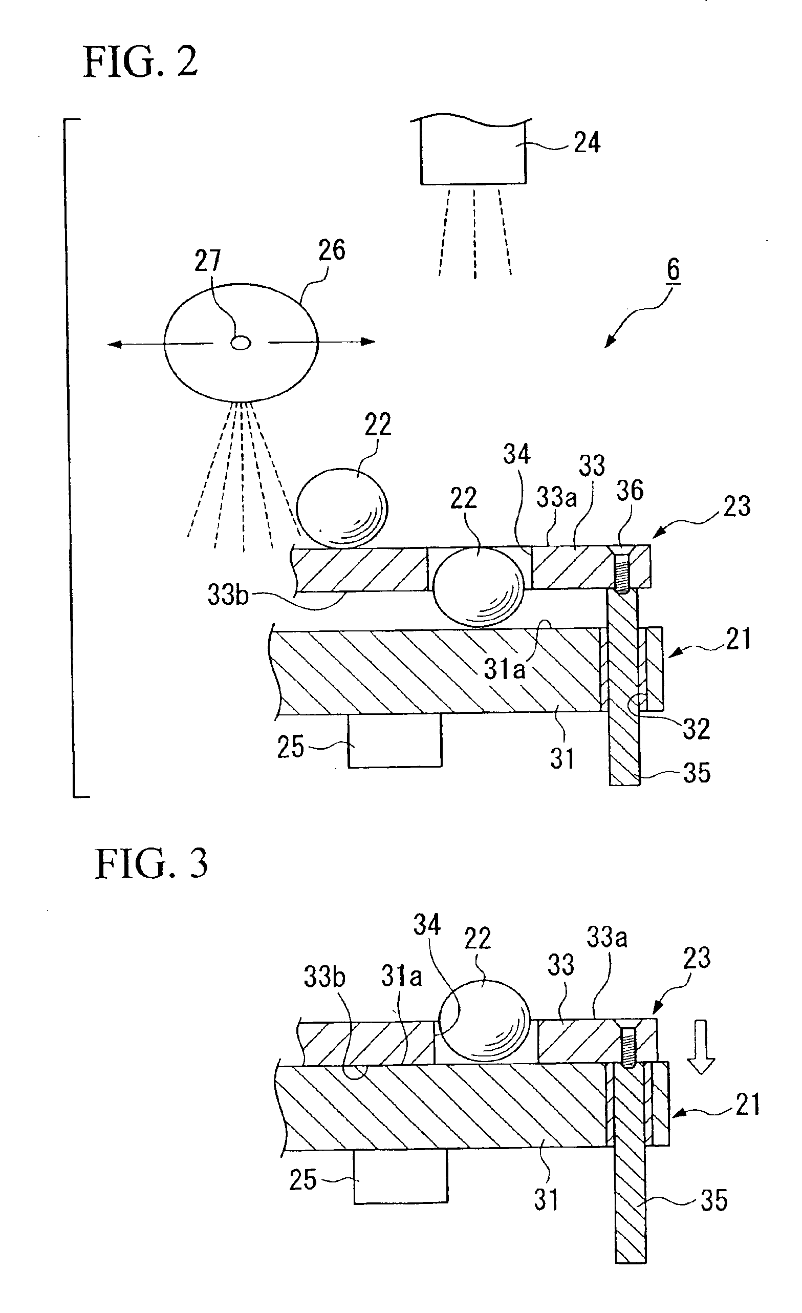 Bump forming method and apparatus for heating and compressing bump materials inserted in positioning holes