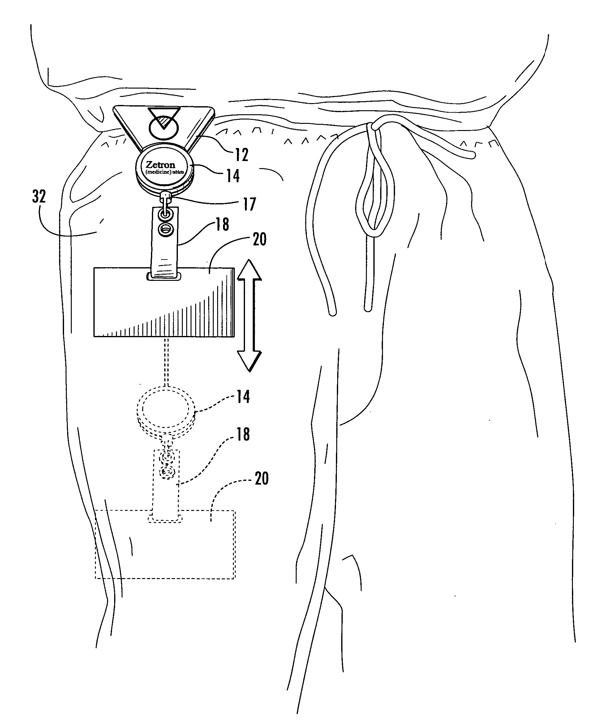 Promotional badge holding apparatus