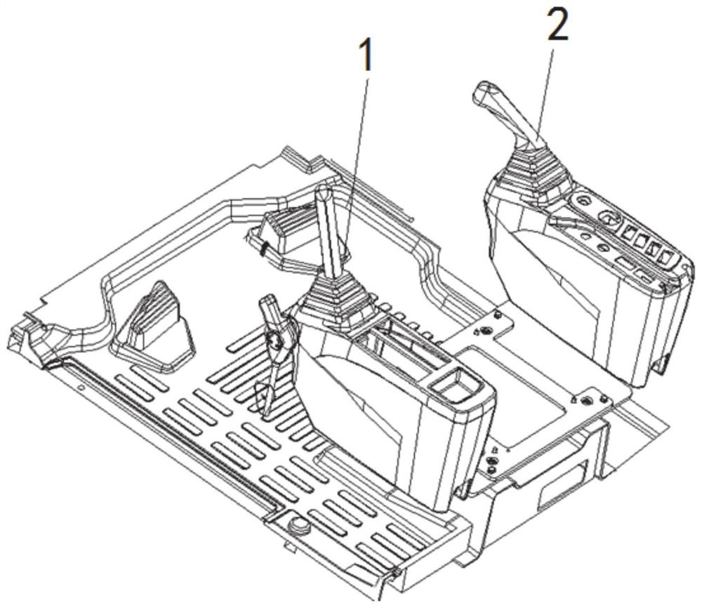 Walking control system and method and mechanical device