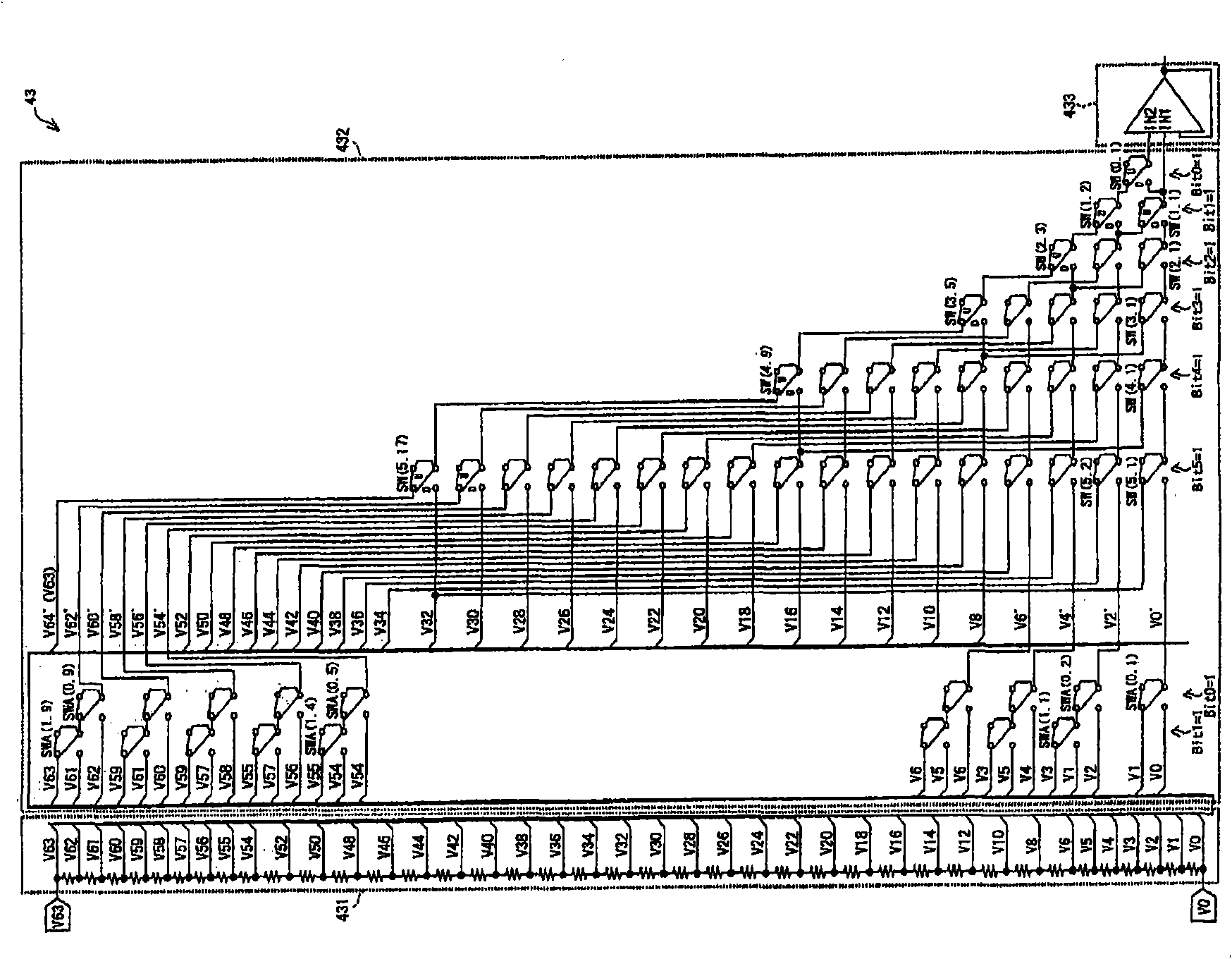 DA converter circuit, liquid crystal driver circuit, liquid crystal display apparatus, and method for designing DA converter circuit