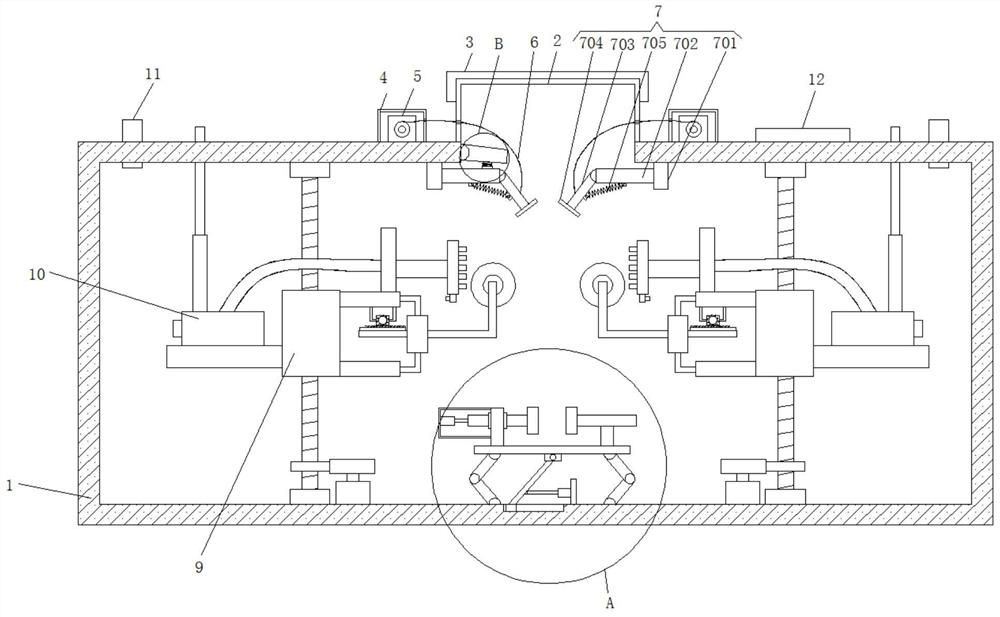 Double-roller clothing wrinkle removal device based on steam setting