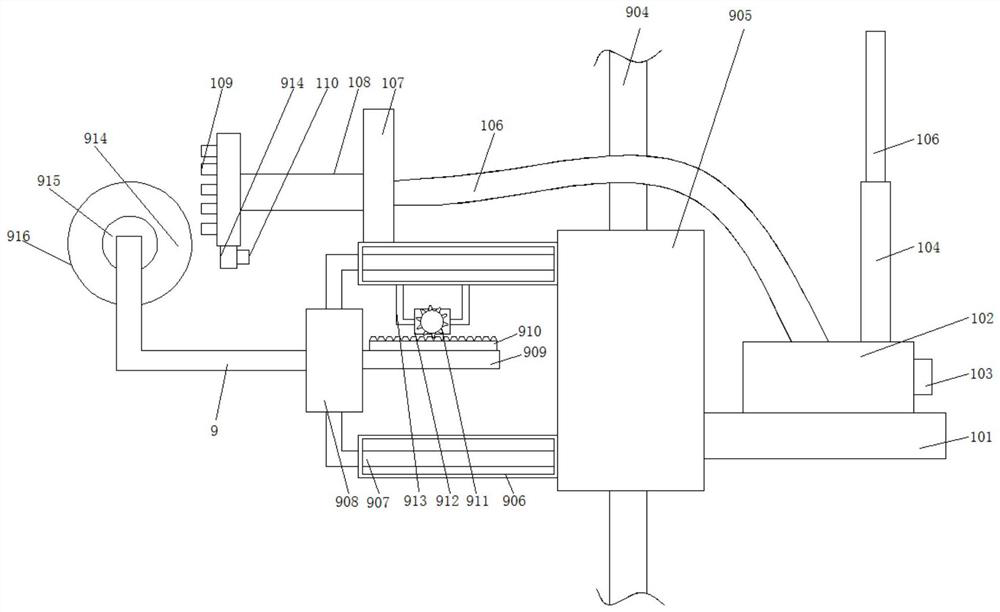 Double-roller clothing wrinkle removal device based on steam setting