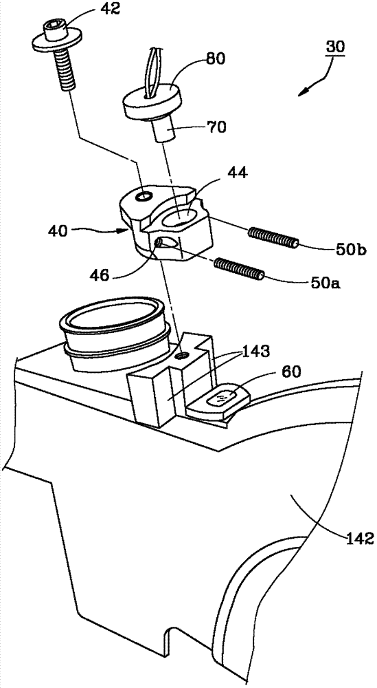 Laser marking device for circular sawing machine