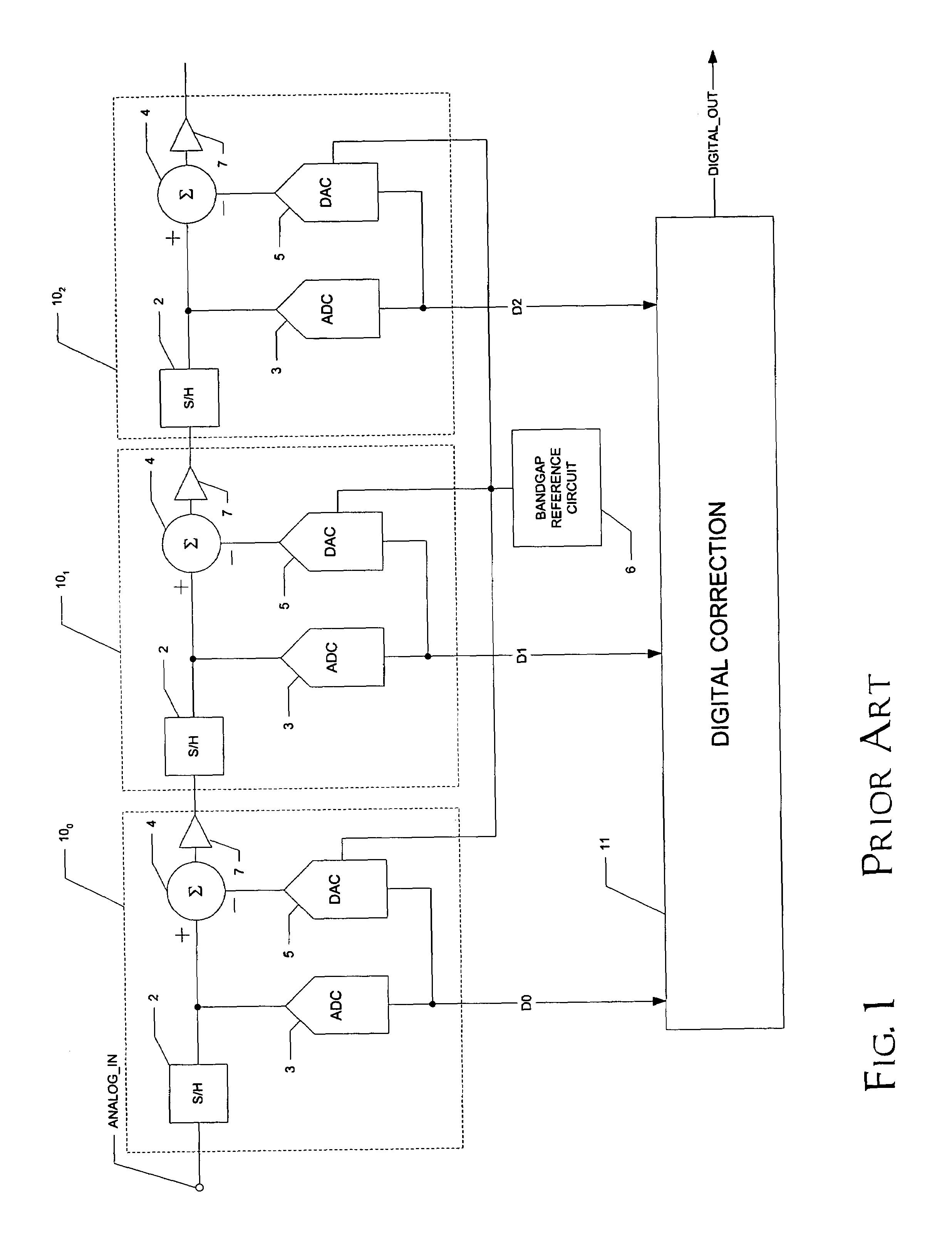 Switched-capacitor circuit with scaled reference voltage