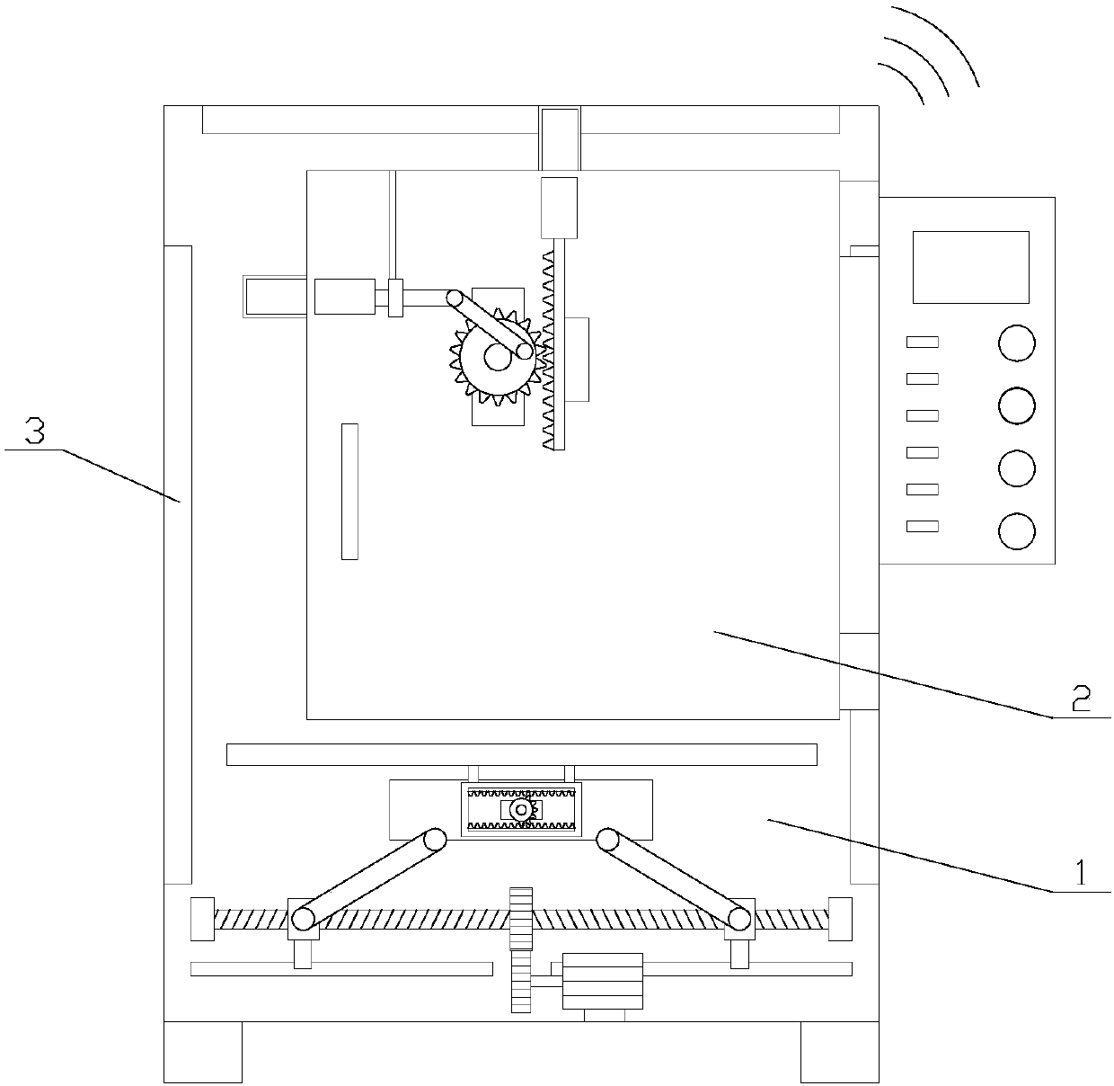 Internet-of-things-based braking box for automobile spare and accessory part production