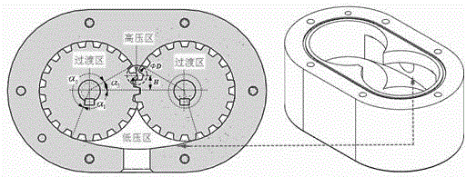L-shaped external gear pump suitable for ultralow-viscosity medium