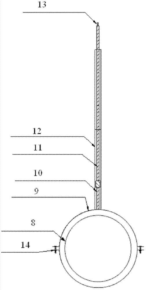 Monitoring method and monitoring device for displacement of oil and gas pipeline in frozen soil area