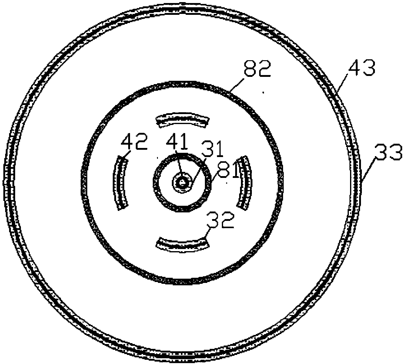 Electric power repairing device and method for cylindrical arrangement electrode