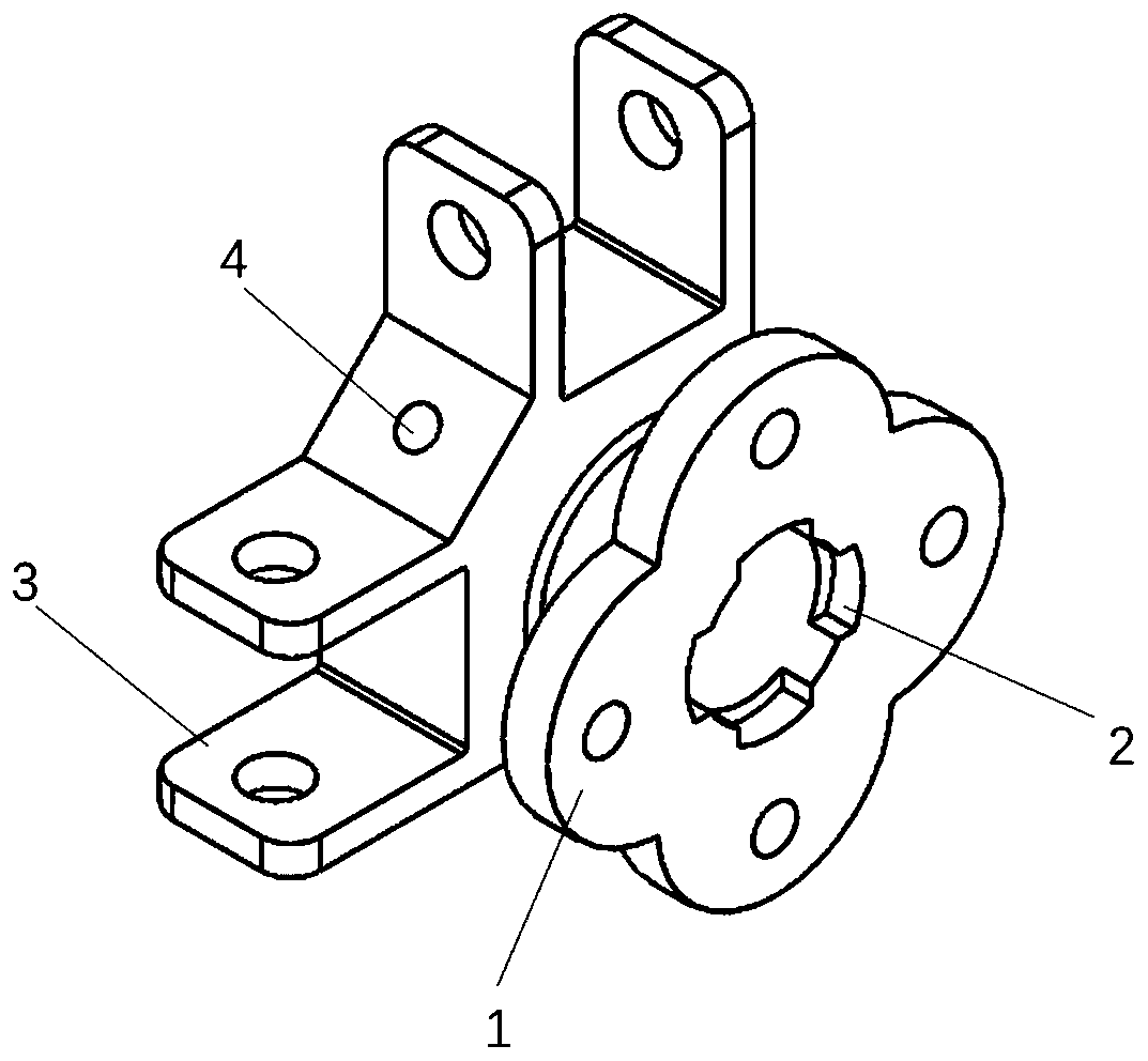 Self-locking joint for space truss structure connection