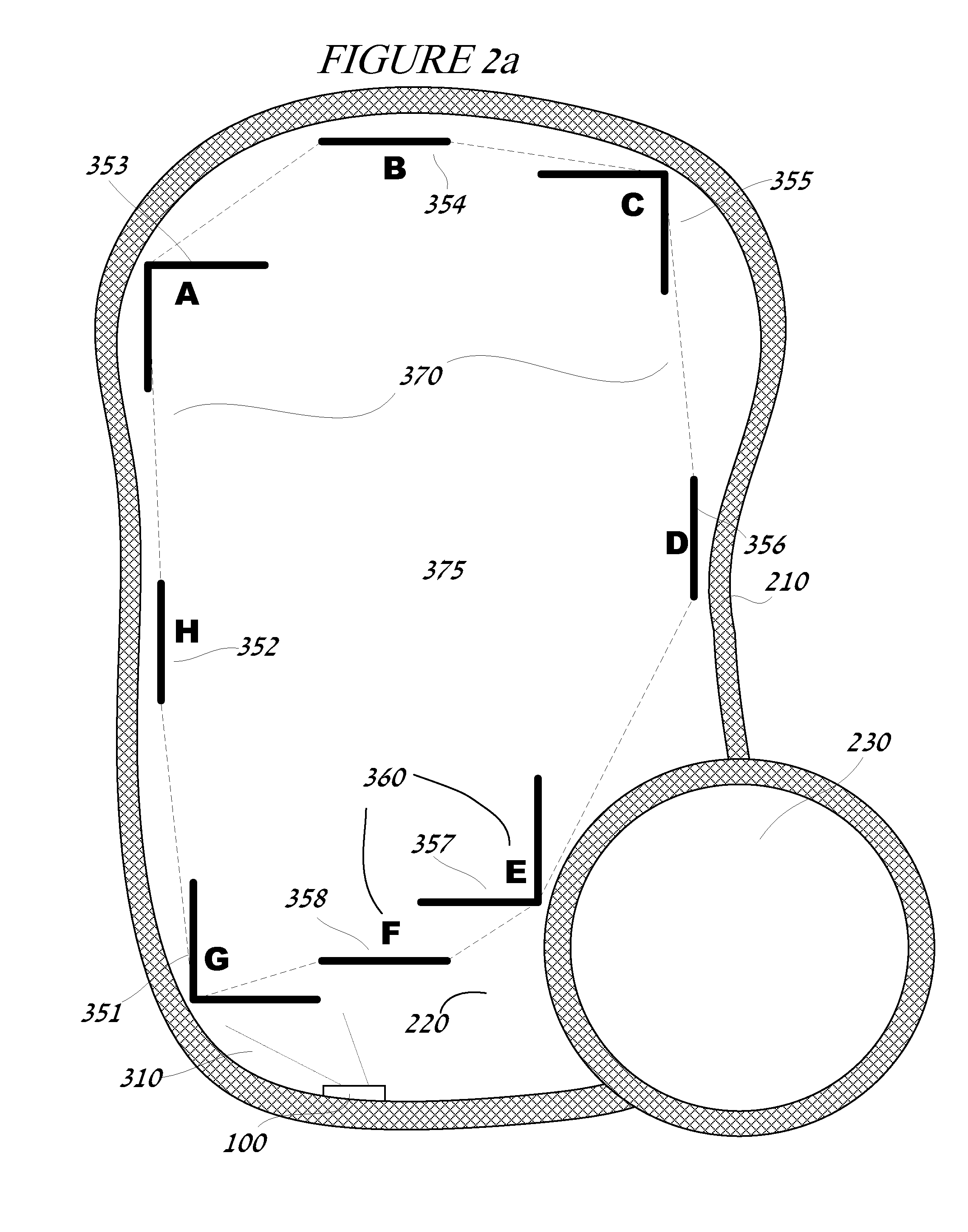 Underwater image projection controller with boundary setting and image correction modules and interface and method of using same