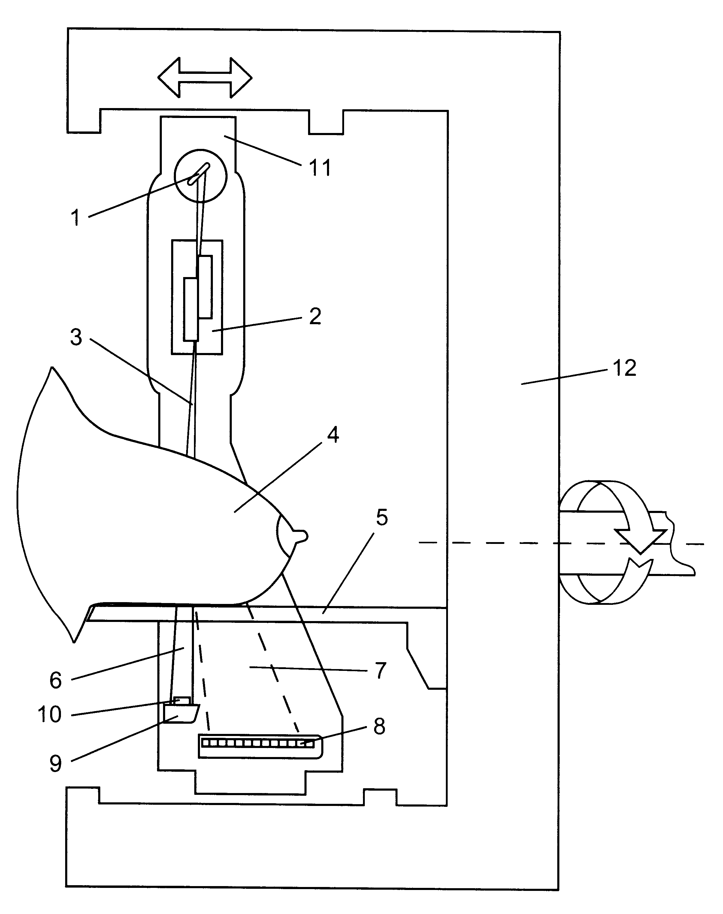 Reduced-angle mammography device and variants