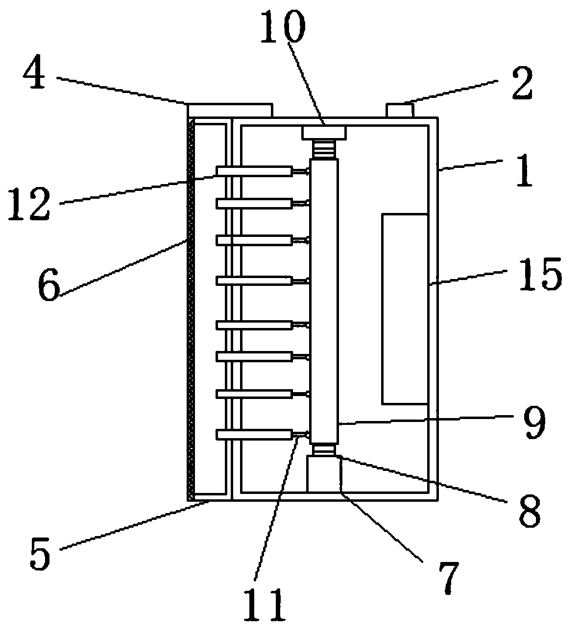 Heat dissipation device of reinforced computer