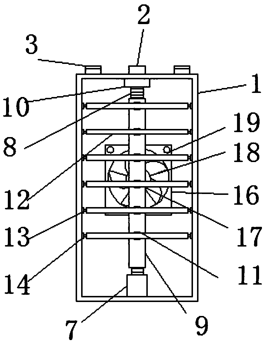 Heat dissipation device of reinforced computer