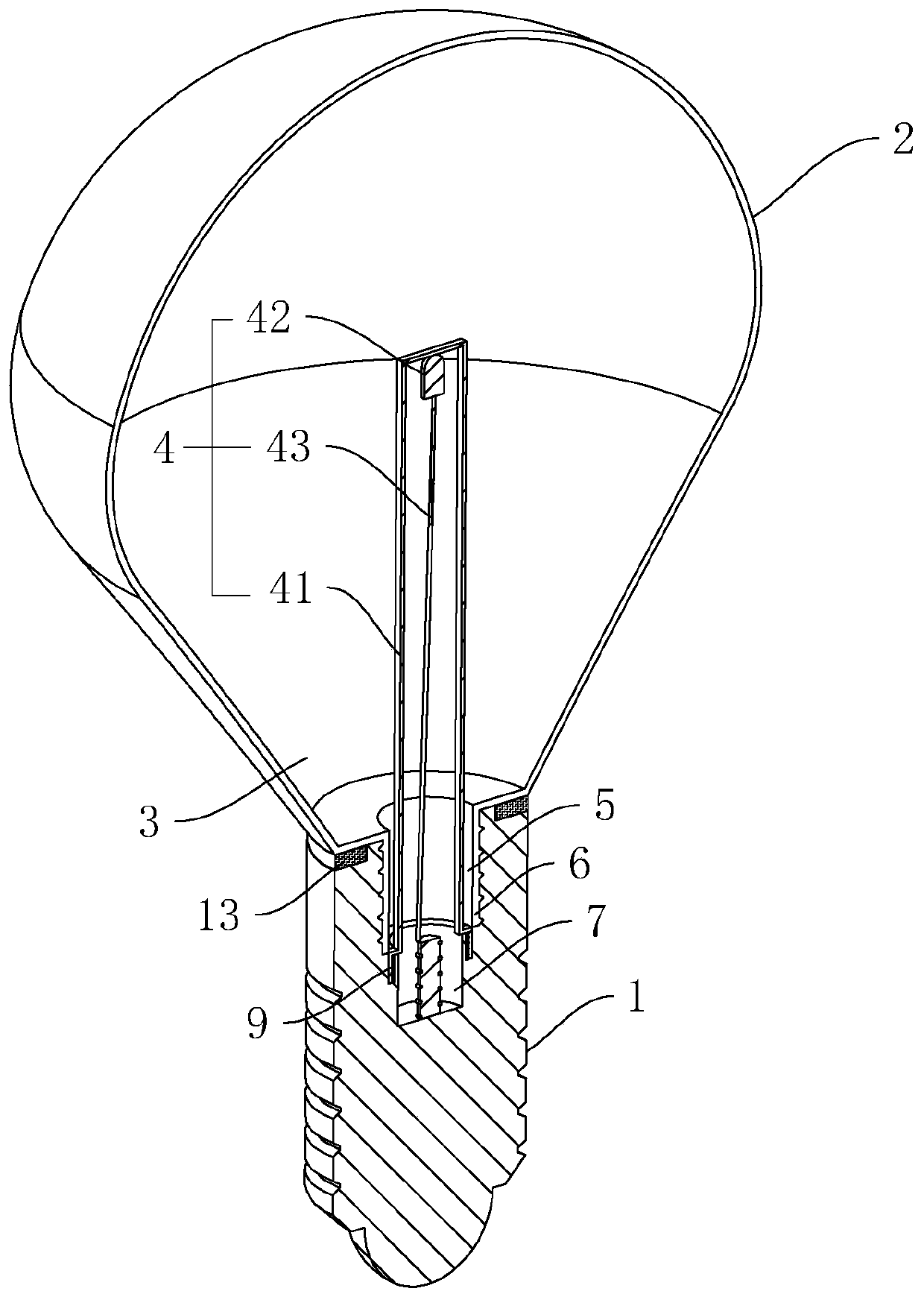 LED lamp and assembly method thereof
