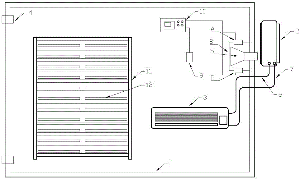 Heat pump type honeysuckle drying device with heat recovery function