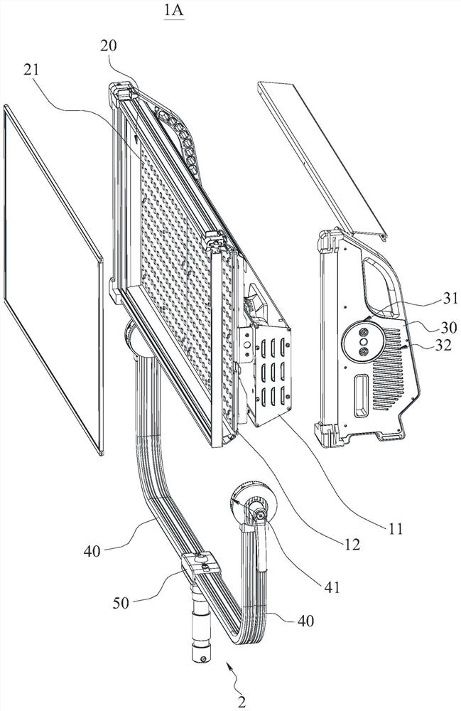 Heat dissipation mechanism and LED film and television lamp