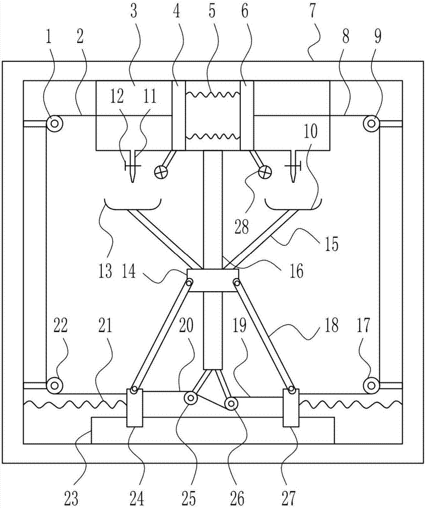 High-reliability fiber material water absorbability contrast detection device