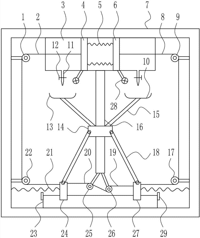 High-reliability fiber material water absorbability contrast detection device