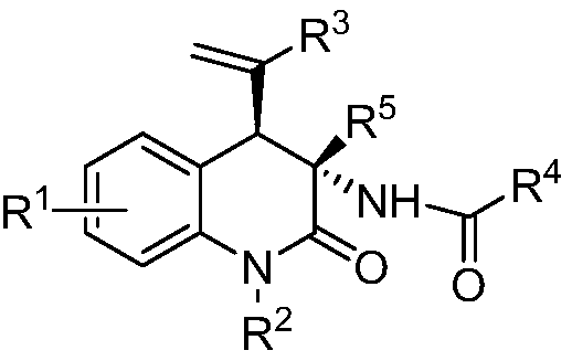 Chiral 3, 4-dihydrogen-2(1H)-quinolinone compound and preparation method