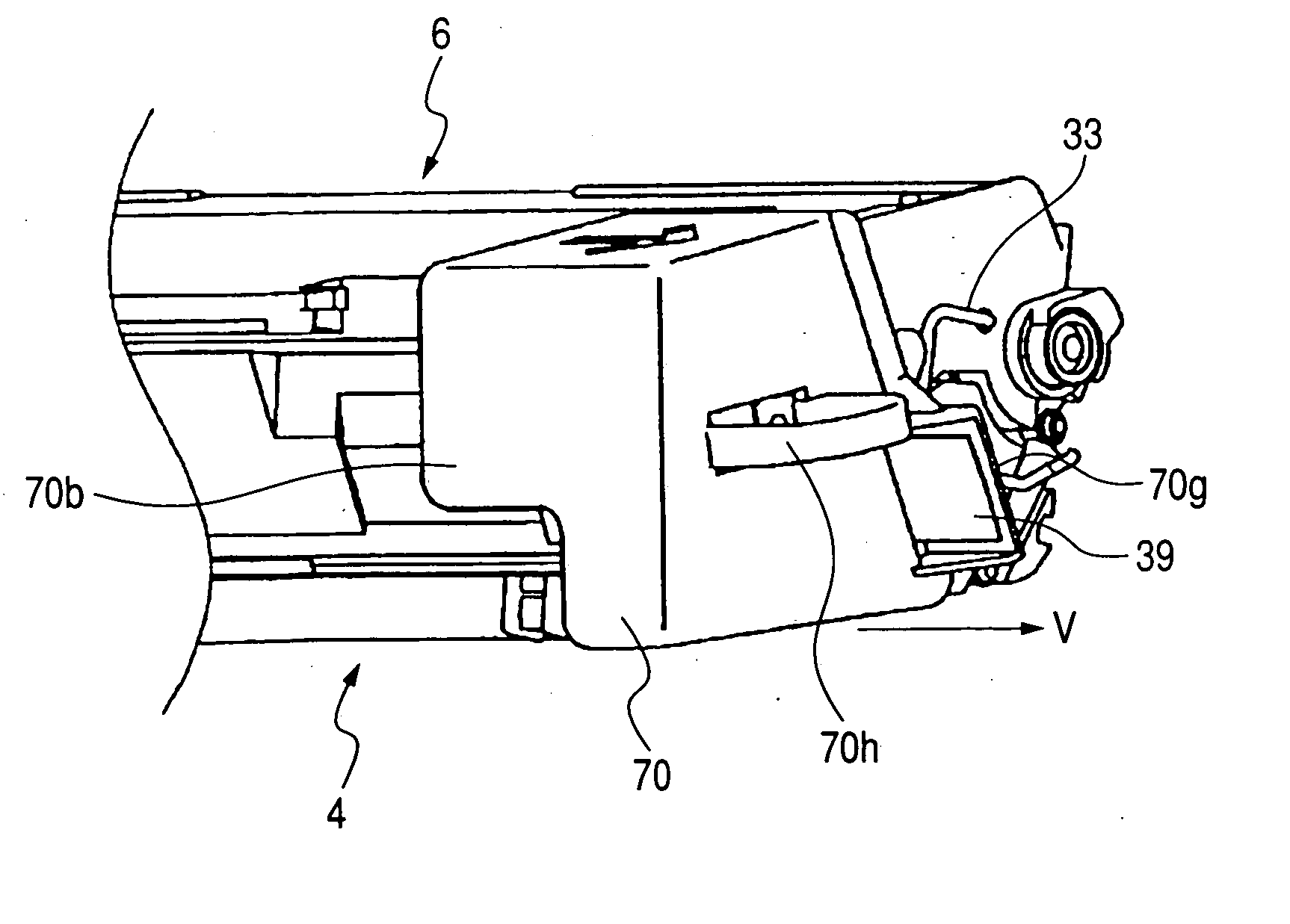 Process cartridge and holding member