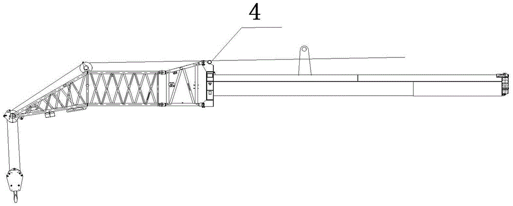 Lifting hook maintaining structure, crane and lifting hook fixing method