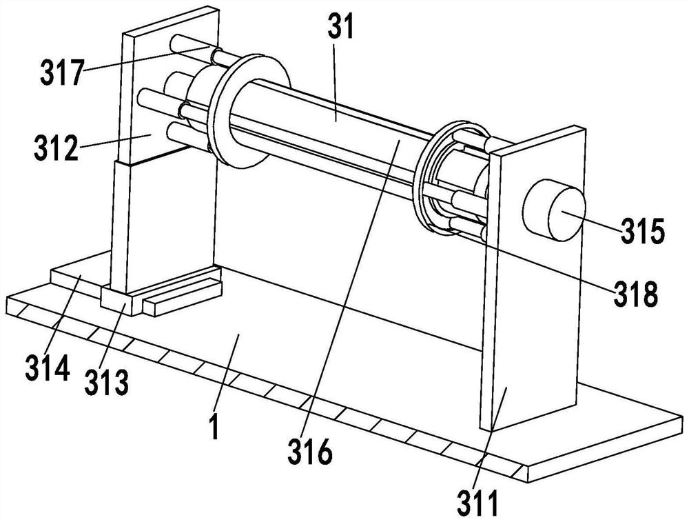 A plastic film surface automatic coating machine