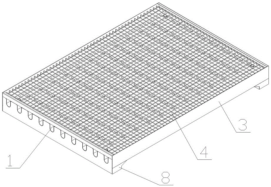 A steel-concrete composite beam-slab structure for small bridges and culverts