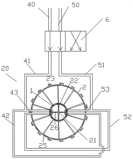Liquid supply device with central shaft with electroplating coating and buffer limit pipe section