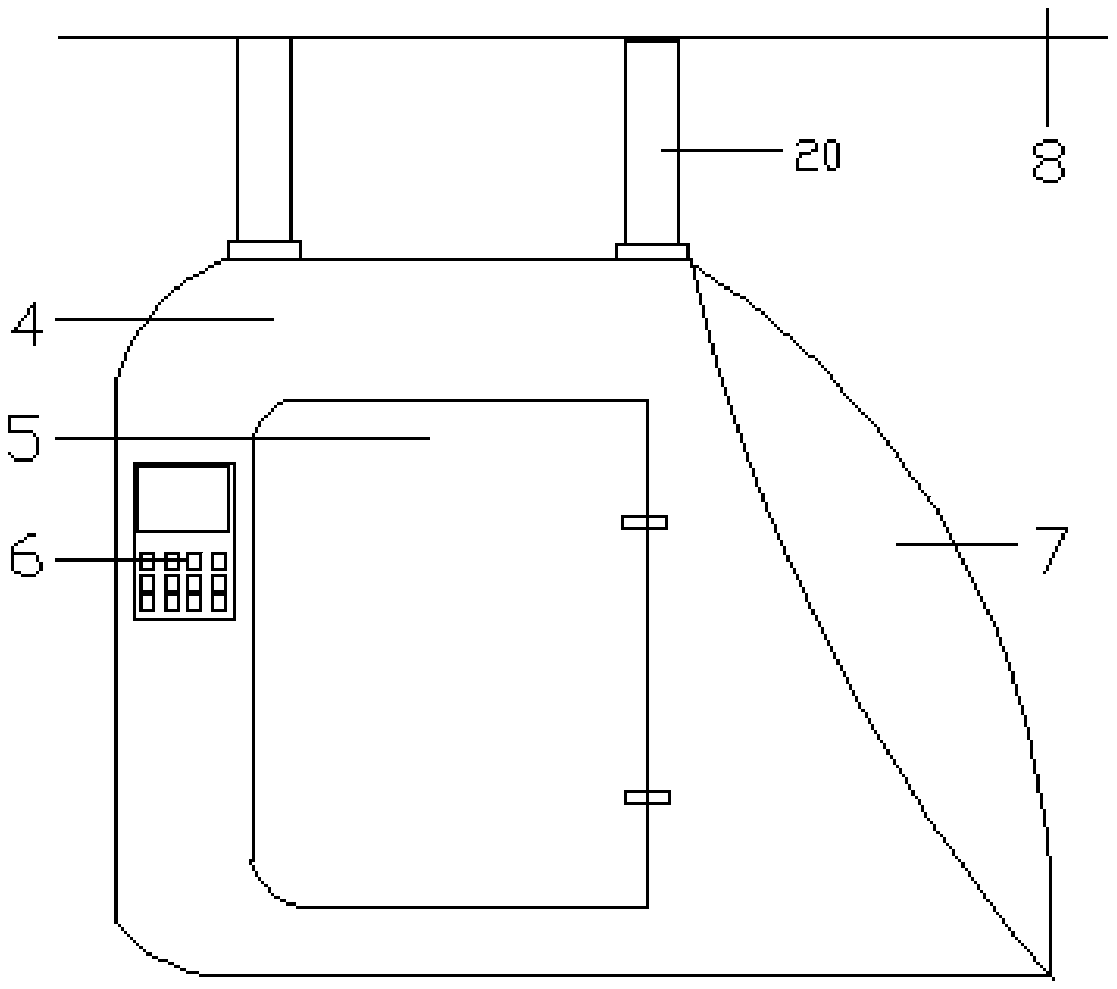 Personal suspended double track double power automatic control light rail transit system