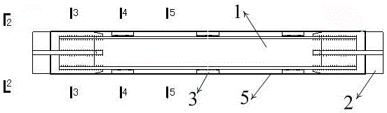 Double-web h-beam buckling restraint brace