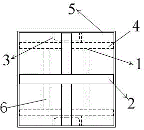 Double-web h-beam buckling restraint brace