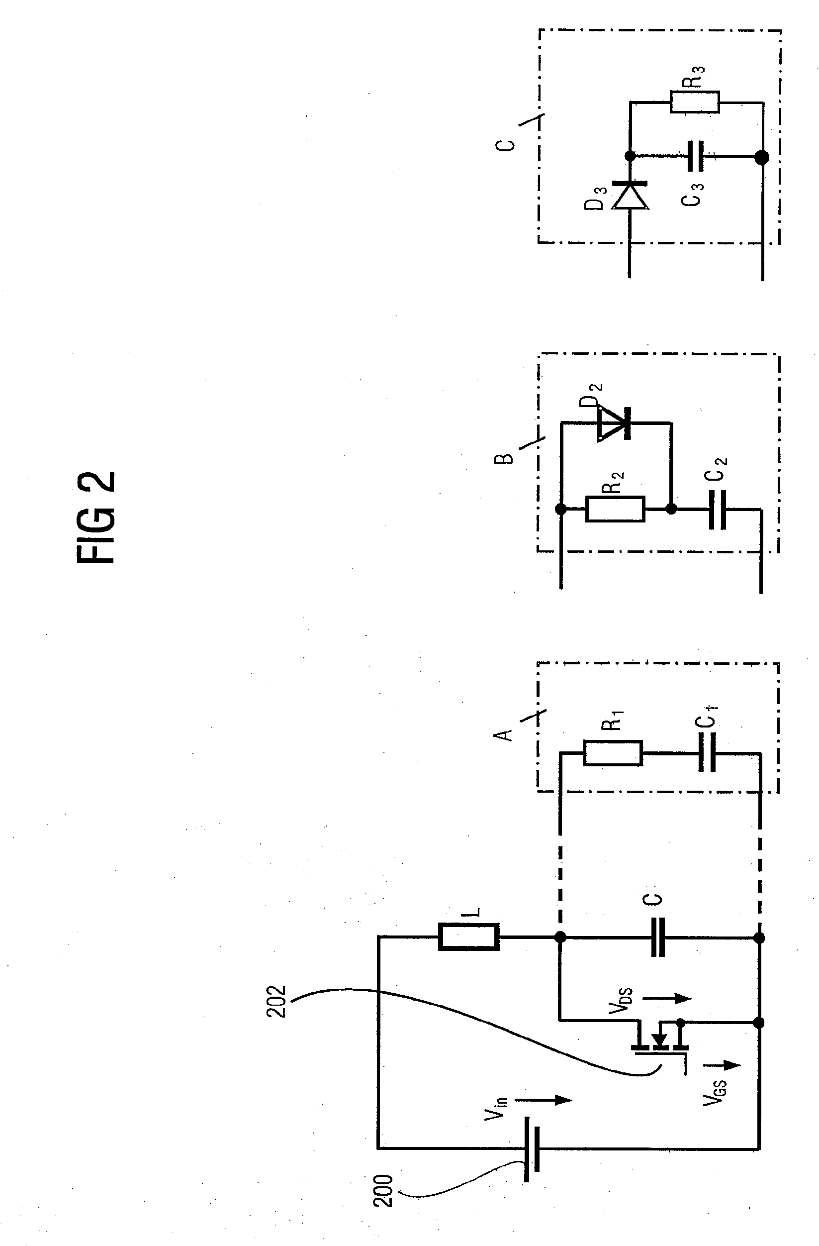 Integrated Snubber Device on a Semiconductor Basis for Switching Load Reduction, Voltage Limitation and/or Oscillation Attenuation