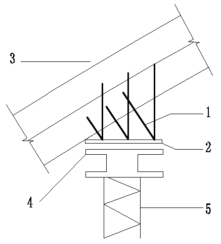 Arch rib of reinforced concrete arch bridge and erection support and manufacture method of arch rib