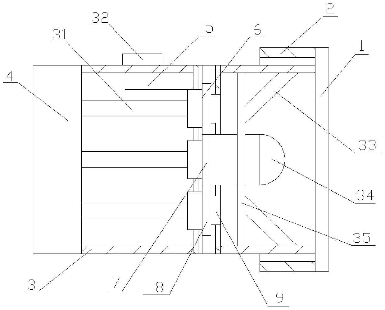 Handheld LED (Light Emitting Diode) lamp capable of emitting signal